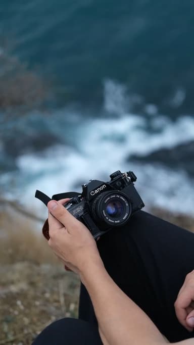 Canon AE-1 Film Camera - Coastal Edition