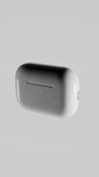 White Wireless Earbuds
