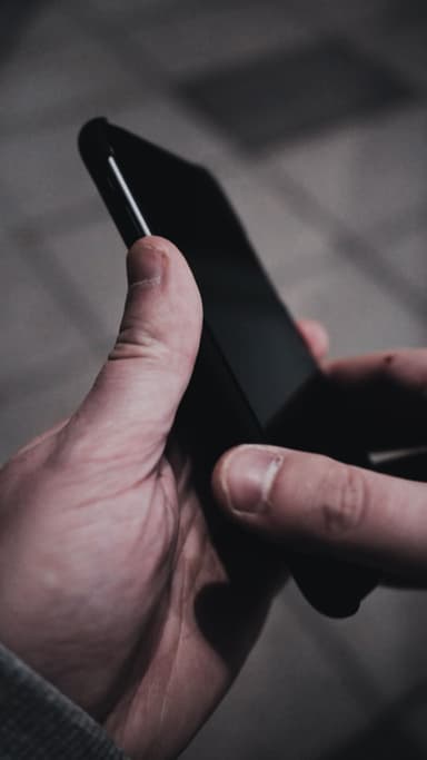 SANDMARC Black Phone Case