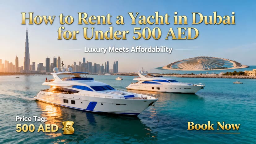 How to Rent a Yacht in Dubai for Under 500 AED