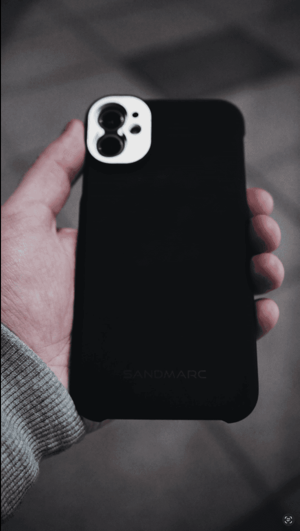 SANDMARC Black Phone Case